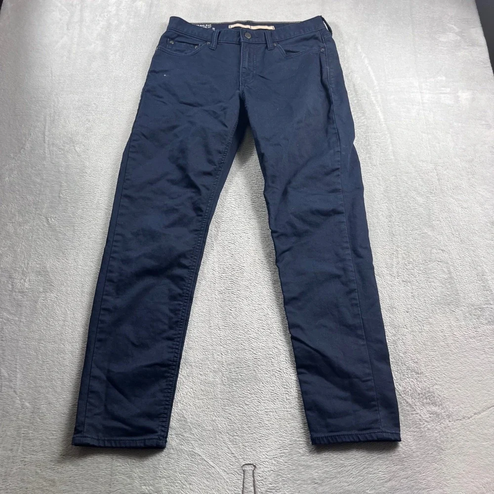 Banana Republic Travel Jean Athletic Fit Navy Blue Mens 30x32 Pants